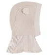 Liewood Baby Hanibal Cotton Ski Mask In Gray