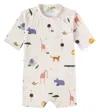 Liewood Baby Thor Printed Rashguard Swimsuit In Multicoloured