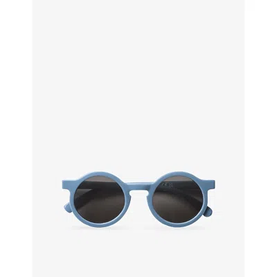 Liewood Kids' Darla Round-frame Sunglasses In Blue