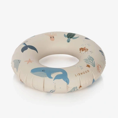 Liewood Beige Sea Creature Swimming Ring (45cm) In Neutral