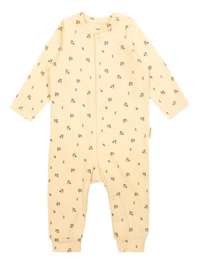 Liewood Babies' Birk Peach-print Romper In Multi