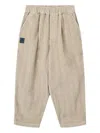 Liewood Borris Pleated Corduroy Trousers In Neutral