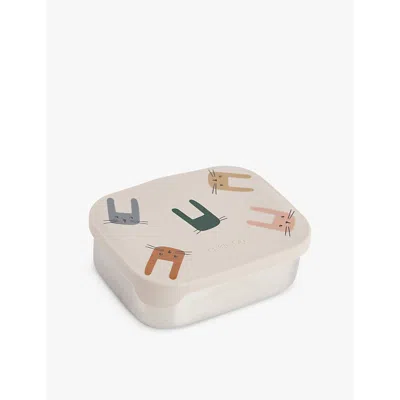 Liewood Babies' Arthur Bunny-print Stainless-steel Lunchbox In Bunny / Sandy