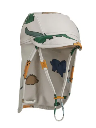 LIEWOOD CECILIA SWIM HAT,LW19880 2168 DINOSAURS MIST