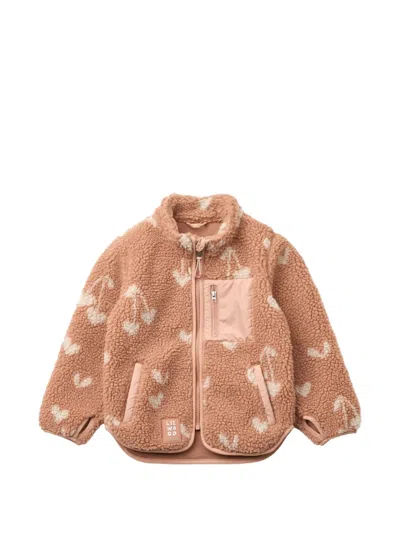 Liewood Kids' Cherry Fleece Jacket In Pink