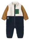Liewood Colour-blocked Fleece Romper In Multi