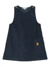 Liewood Corduroy Pocket Dress In Blue