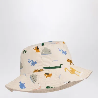 Liewood Damon Reversible Mini Bucket Hat In Multicolor