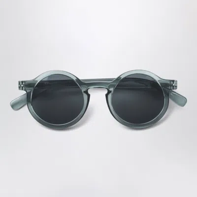 Liewood Darla Mini Round Sunglasses With Transparent Blue-style Frame