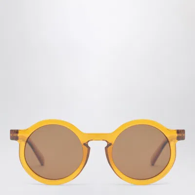 Liewood Darla Mini Round Sunglasses In Yellow