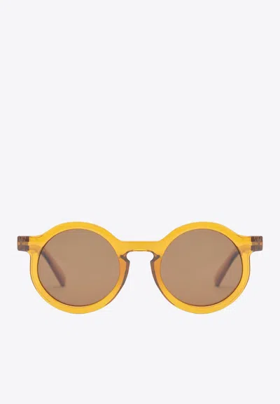 Liewood Darla Round Sunglasses In Gray