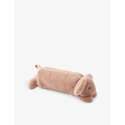 Liewood Kids' Darlina Rabbit Soft-toy Pouch In Pale Tuscany