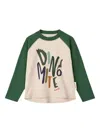 Liewood Dinosaur-print Raglan Top In Nude