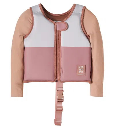 Liewood Kids' Dove Swim Vest In Pink