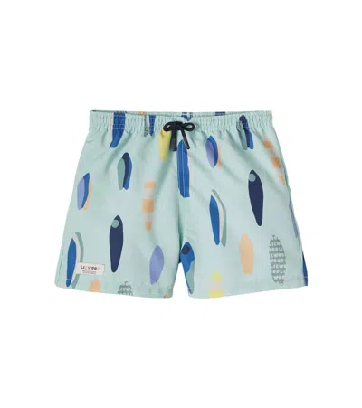 Liewood Kids' Duke Printed Swim Trunks In Multi