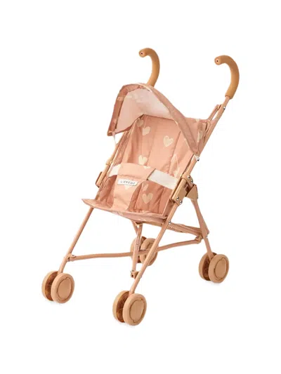 Liewood Elsie Heart-print Doll Stroller In Neutral