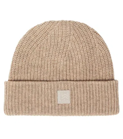 Liewood Kids' Emilio Wool And Cotton Beanie In Brown