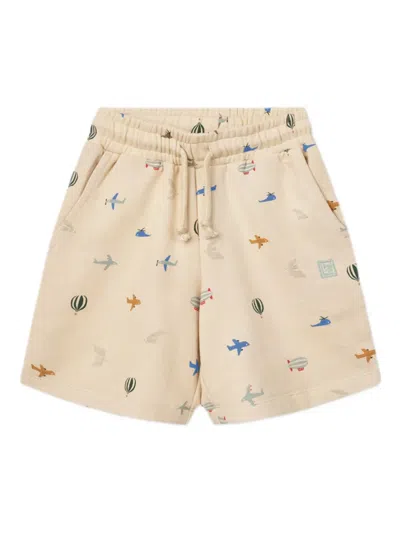 Liewood Gram Aviator Shorts In Neutral