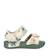 Liewood Graphic Print Blumer Sandals In Beige