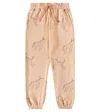 Liewood Inga Printed Cotton Jersey Sweatpants In Unicorn / Pale Tuscany
