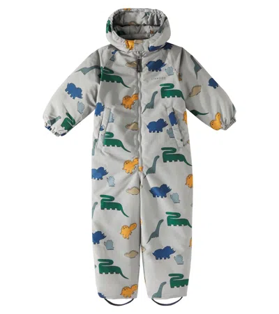 Liewood Kids' Isa Printed Snowsuit In Multicoloured