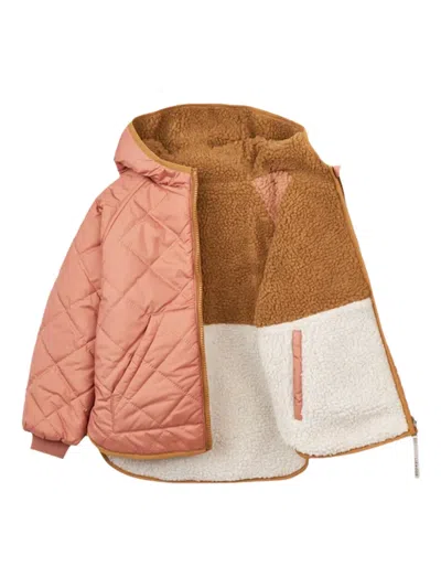 Liewood Jackson Reversible Hooded Jacket In Pink