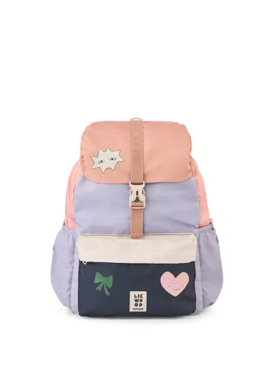 Liewood Kids' Johnny Colour-block Backpack In Pink