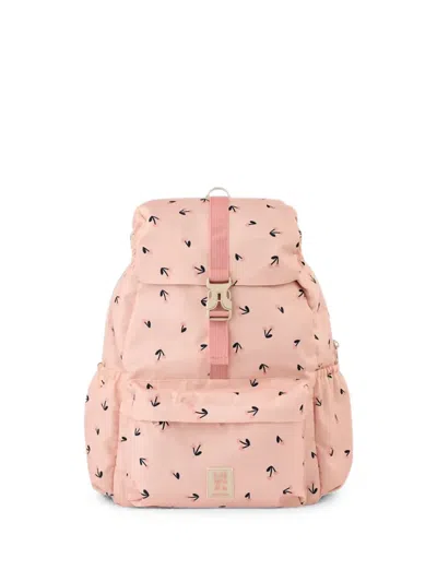 Liewood Kids' Johnny Graphic-print Buckle-fastening Backpack In Pink