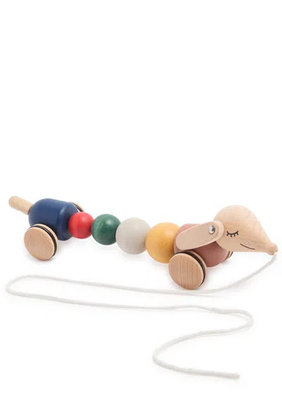Liewood Kids Barthes Dog Pull Along Toy In Multicoloured