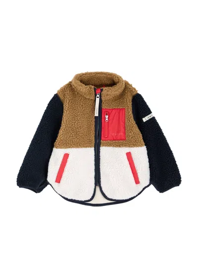 Liewood Kids Nolan Colour-blocked Fleece Jacket In Multi