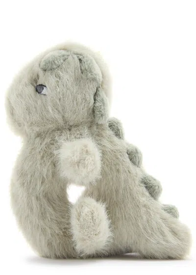 Liewood Kids Romain Crocodile Plush Toy Rattle In Green