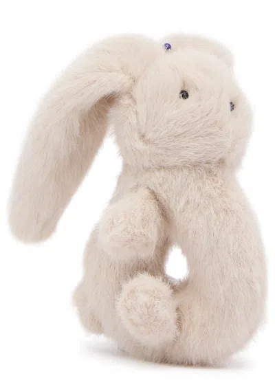 Liewood Babies'  Kids Romain Rabbit Plush Toy Rattle In Neutral