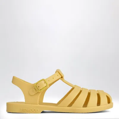Liewood Lemon Yellow Mini Bre Sandals In Multi