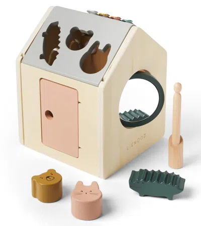 Liewood Lucas Wood Activity Cube In Multi