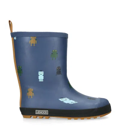 Liewood Kids' Mason Thermo Rain Boots In Navy