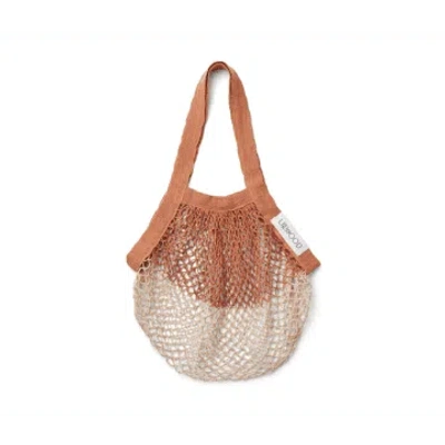 Liewood Mesi Mesh Tote Bag In Brown