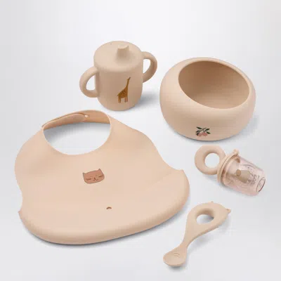 Liewood Mileah Weaning Set In Pink