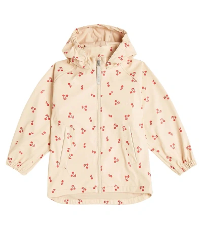 Liewood Kids' Moby Raincoat In Cherries / Apple Blossom
