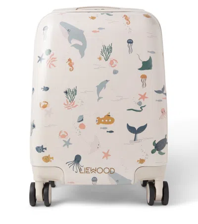 Liewood Kids' Norelle Printed Carry-on Suitcase In Pink