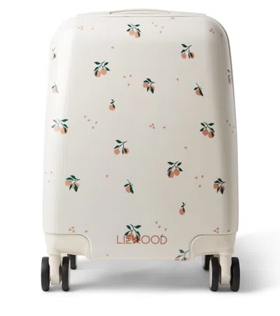 Liewood Kids' Norelle Printed Carry-on Suitcase In White