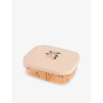 Liewood Arthur Sea Animal-print Tritan Lunchbox In Peach / Sea Shell