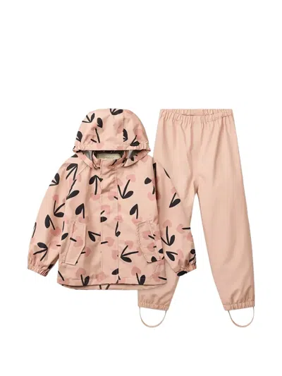 Liewood Kids' Pedia Rainwear Set In Pink
