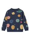 Liewood Planets Print Sweatshirt In Blue