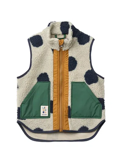 Liewood Kids' Polka-dot Waistcoat In Neutrals