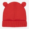 LIEWOOD RED KNITTED BEANIE HAT