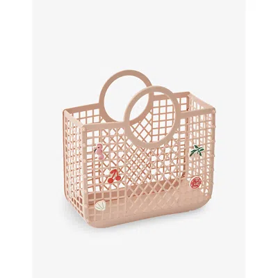 Liewood Kids' Samantha Charm Basket Bag In Pink