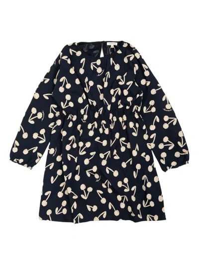Liewood Kids' Sadia Cherry-print Dress In Black