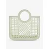 Liewood Kids' Dusty Mint Samantha Double-handle Recycled Polyethylene-bend Basket Bag
