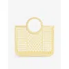 Liewood Kids' Samantha Double-handle Recycled Polyethylene-bend Basket Bag In Lemonade
