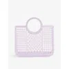 Liewood Samantha Double-handle Recycled Polyethylene-bend Basket Bag In Misty Lilac